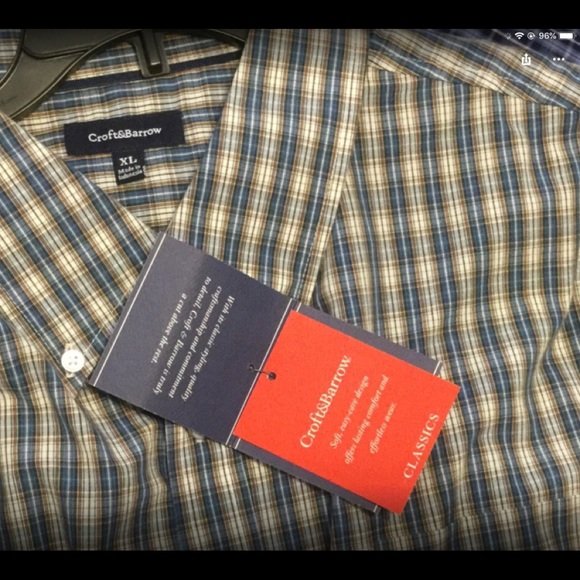 New Croft & Barrow XL long sleeve shirt - Picture 2 of 2